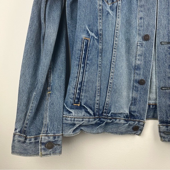 Levi’s Trucker Denim Jean Jacket Men’s Size XL Style # 723340139 - Picture 10 of 12